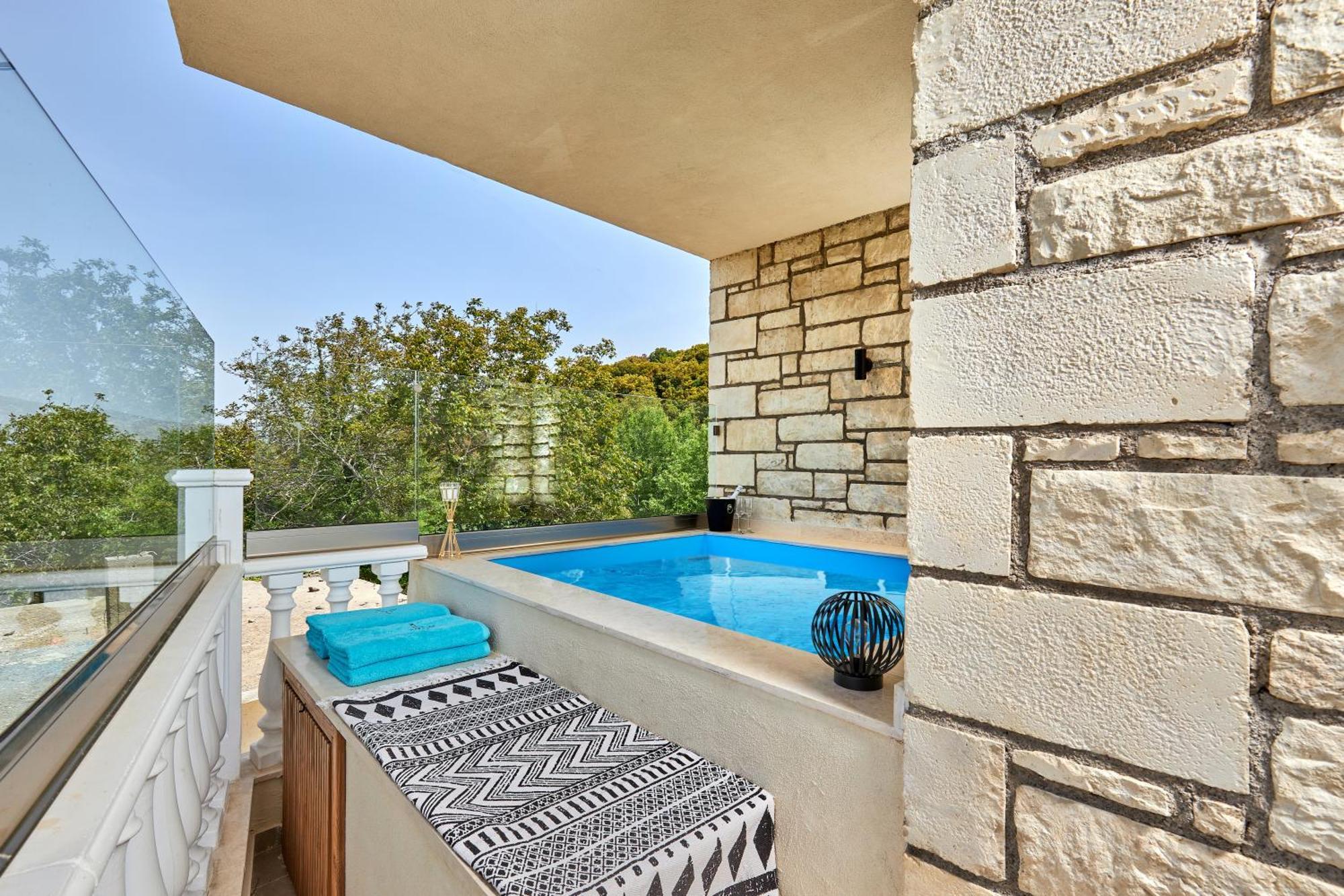 Mylostassi Villas With Balcony Plunge Pool Plati  Exterior photo
