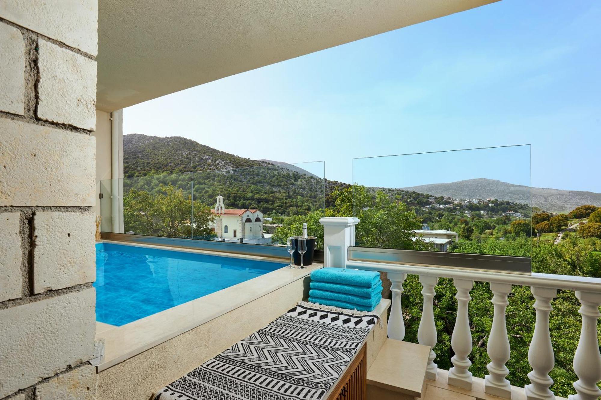 Mylostassi Villas With Balcony Plunge Pool Plati  Exterior photo